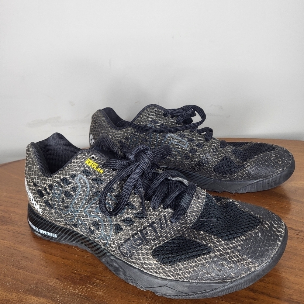 Reebok CrossFit Nano 5 V67614 Training Shoes Women Size 6.5 Brown Black Lace Up